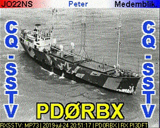 PD0RBX: 2019-07-24 de PI3DFT