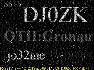 DJ0ZK: 2019-08-09 de PI3DFT