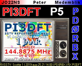 PD0RBX: 2019-08-25 de PI3DFT