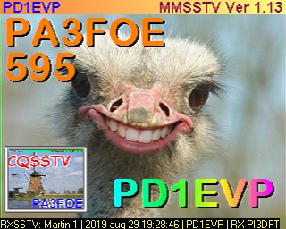 PD1EVP: 2019-08-29 de PI3DFT