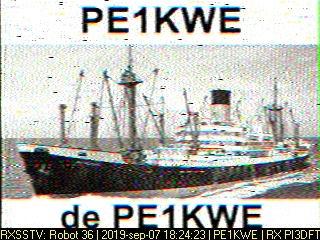 PE1KWE: 2019-09-07 de PI3DFT