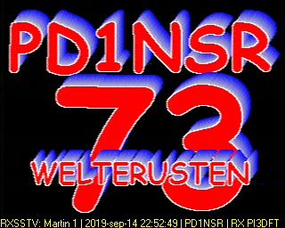 PD1NSR: 2019-09-14 de PI3DFT