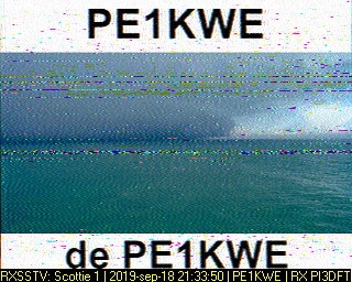 PE1KWE: 2019-09-18 de PI3DFT
