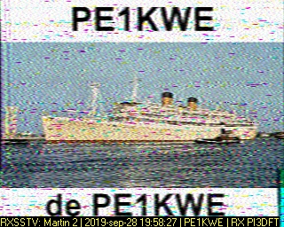 PE1KWE: 2019-09-28 de PI3DFT