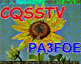 PA3FOE: 2019-10-05 de PI3DFT