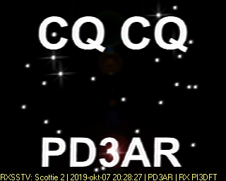 PD3AR: 2019-10-07 de PI3DFT