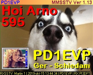 PD1EVP: 2019-10-15 de PI3DFT