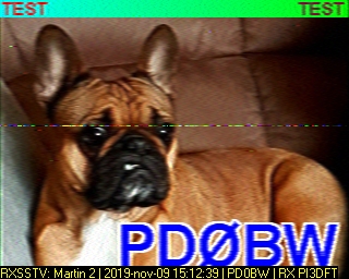 PD0BW: 2019-11-09 de PI3DFT