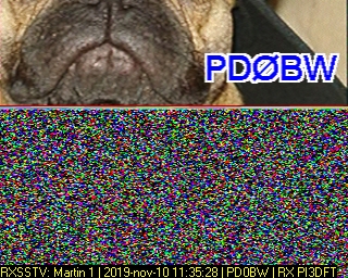 PD0BW: 2019-11-10 de PI3DFT