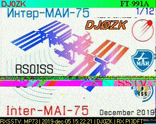 DJ0ZK: 2019-12-05 de PI3DFT