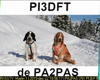 PA2PAS: 2019-12-22 de PI3DFT