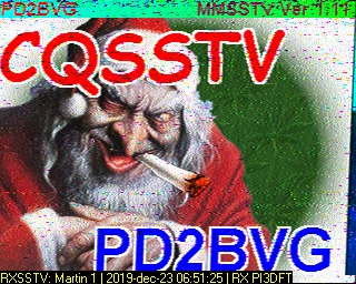 PD2BVG: 2019-12-23 de PI3DFT