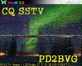 PD2BVG: 2019-12-27 de PI3DFT