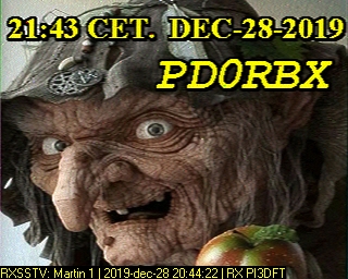 PD0RBX: 2019-12-28 de PI3DFT