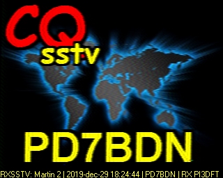 PD7BDN: 2019-12-29 de PI3DFT