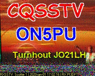 ON5PU: 2020-01-01 de PI3DFT