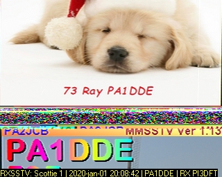 PA1DDE: 2020-01-01 de PI3DFT