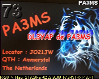 PA3MS: 2020-01-02 de PI3DFT