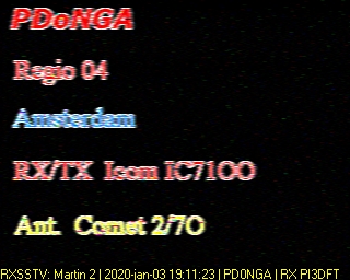 PD0NGA: 2020-01-03 de PI3DFT