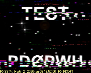 PD0PWH: 2020-01-06 de PI3DFT