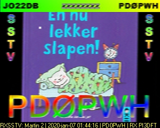 PD0PWH: 2020-01-07 de PI3DFT