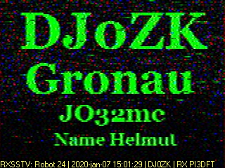 DJ0ZK: 2020-01-07 de PI3DFT