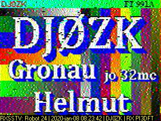 DJ0ZK: 2020-01-08 de PI3DFT
