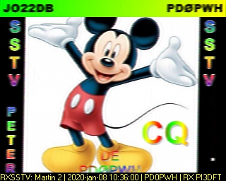 PD0PWH: 2020-01-08 de PI3DFT