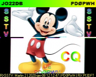 PD0PWH: 2020-01-08 de PI3DFT