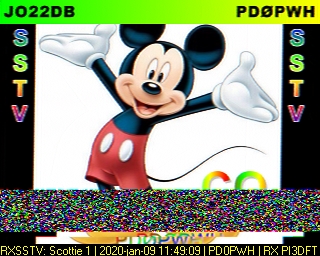 PD0PWH: 2020-01-09 de PI3DFT