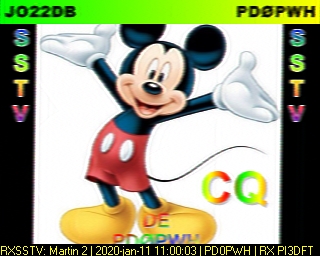 PD0PWH: 2020-01-11 de PI3DFT