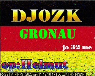 DJ0ZK: 2020-01-11 de PI3DFT