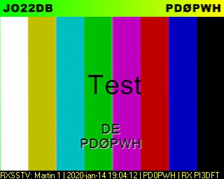 PD0PWH: 2020-01-14 de PI3DFT