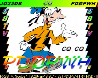 PD0PWH: 2020-01-16 de PI3DFT