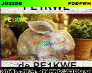 PD0PWH: 2020-01-18 de PI3DFT