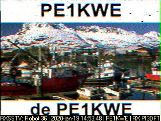 PE1KWE: 2020-01-19 de PI3DFT