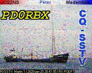 PD0RBX: 2020-01-20 de PI3DFT