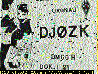 DJ0ZK: 2020-01-21 de PI3DFT