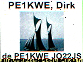 PE1KWE: 2020-01-21 de PI3DFT