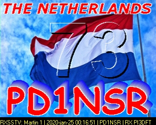 PD1NSR: 2020-01-25 de PI3DFT