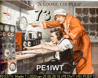 PE1IWT: 2020-01-25 de PI3DFT
