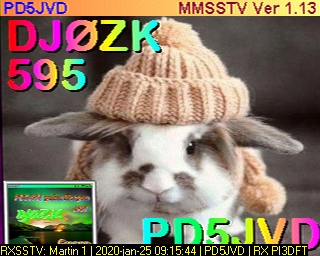 PD5JVD: 2020-01-25 de PI3DFT