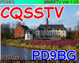 PD9BG: 2020-01-26 de PI3DFT
