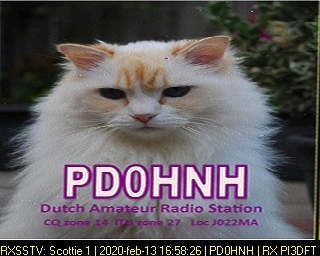 PD0HNH: 2020-02-13 de PI3DFT