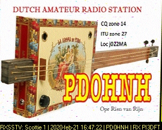 PD0HNH: 2020-02-21 de PI3DFT