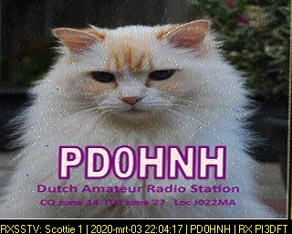 PD0HNH: 2020-03-03 de PI3DFT