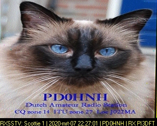 PD0HNH: 2020-03-07 de PI3DFT