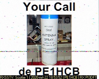 PE1HCB: 2020-03-22 de PI3DFT