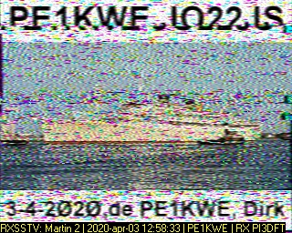PE1KWE: 2020-04-03 de PI3DFT
