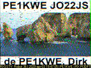PE1KWE: 2020-04-03 de PI3DFT